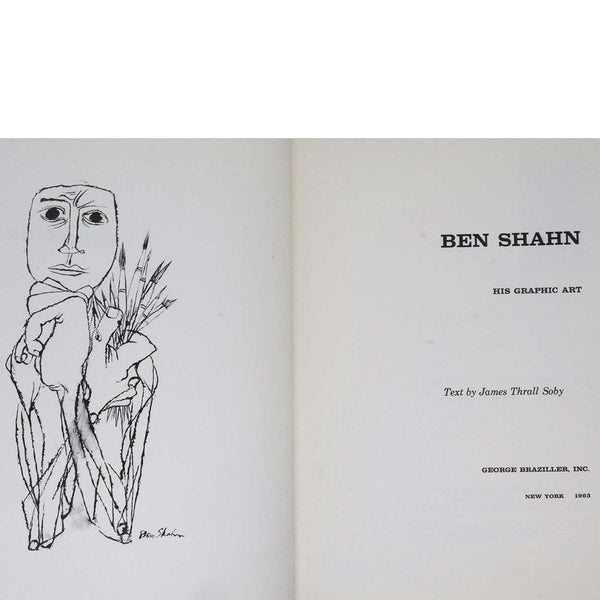 Vintage American Art Book: Ben Shahn Paintings