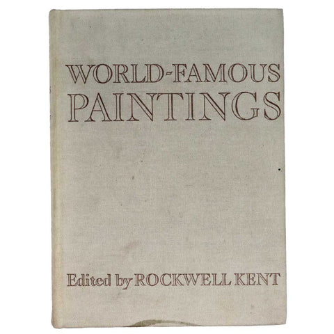 Vintage Art History Book: World-Famous Paintings by Rockwell Kent