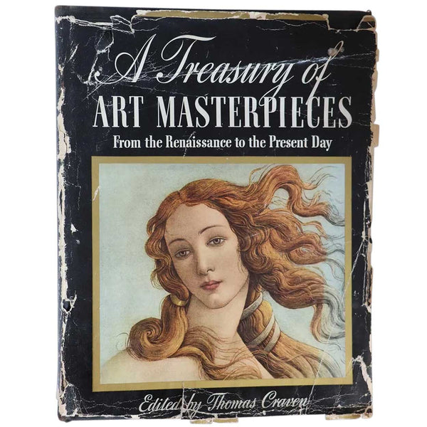 Vintage Art History Book: A Treasury of Art Masterpieces by Thomas Craven