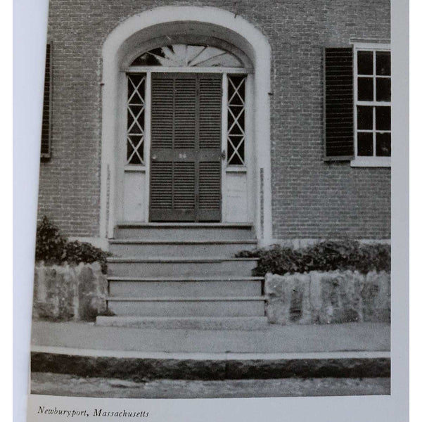 American Architecture Book: Old New England Doorways by Albert G. Robinson