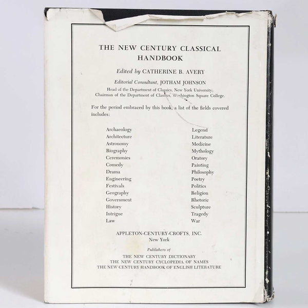 Vintage Book: The New Century Classical Handbook by Catherine B. Avery