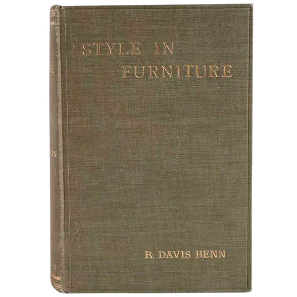 Antique Book: Style in Furniture by R. Davis Benn