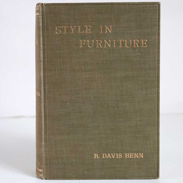 Antique Book: Style in Furniture by R. Davis Benn