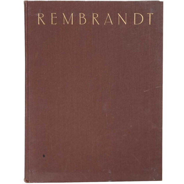 Vintage Art Book: Paintings by Rembrandt by Professor W. Martin