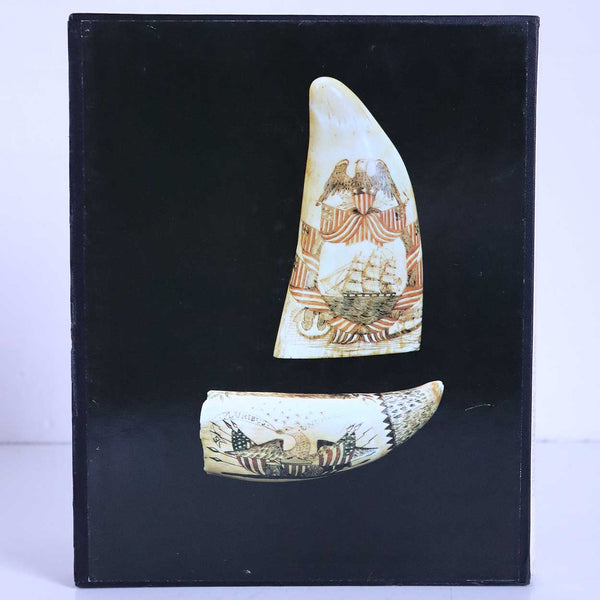 Limited Edition Vintage Book: Scrimshaw and Scrimshanders by E. N. Flayderman