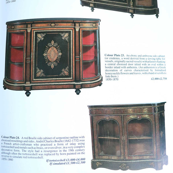 Book: Victorian and Edwardian Furniture by John Andrews