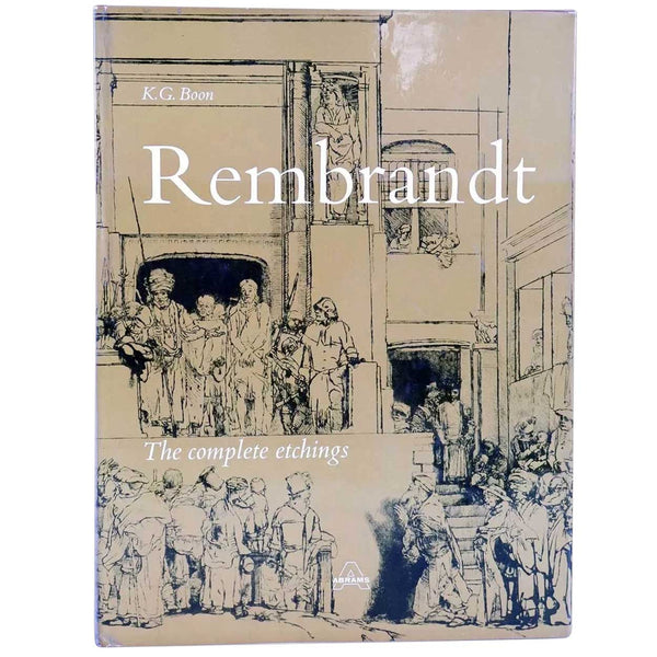 Vintage Art Book: Rembrandt, The Complete Etchings by K.G. Boon