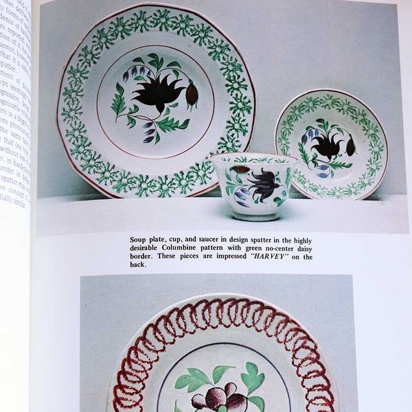 Book: Spatterware and Sponge, Hardy Perennials of Ceramics by E. F.  & A. F. Robacker