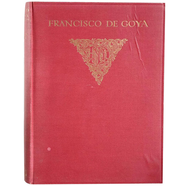 Vintage First Edition Book: Francisco de Goya by August L. Mayer