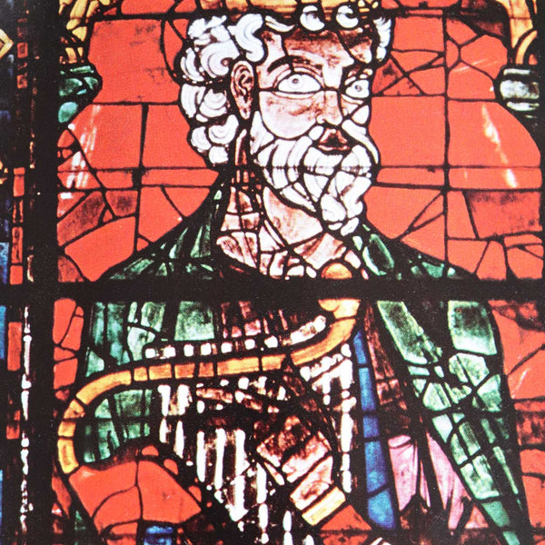 Vintage Book: The Stained Glass at Chartres by Alfons Dierick