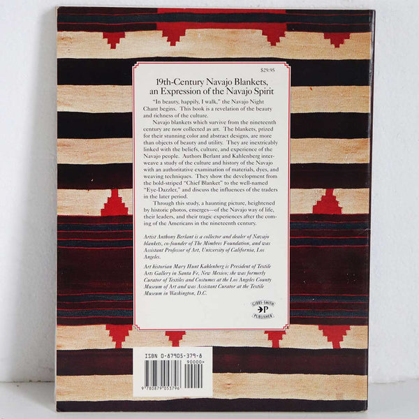 Book: Walk in Beauty: The Navajo and Their Blankets by A. Berlant & M. H. Kahlenberg