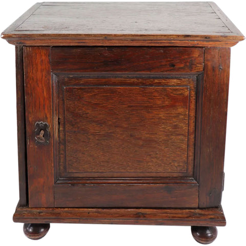 Fine English George I Oak Spice Chest Box