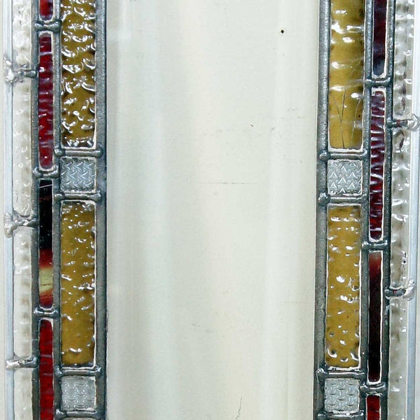 English Victorian Stained, Leaded and Beveled Glass Window