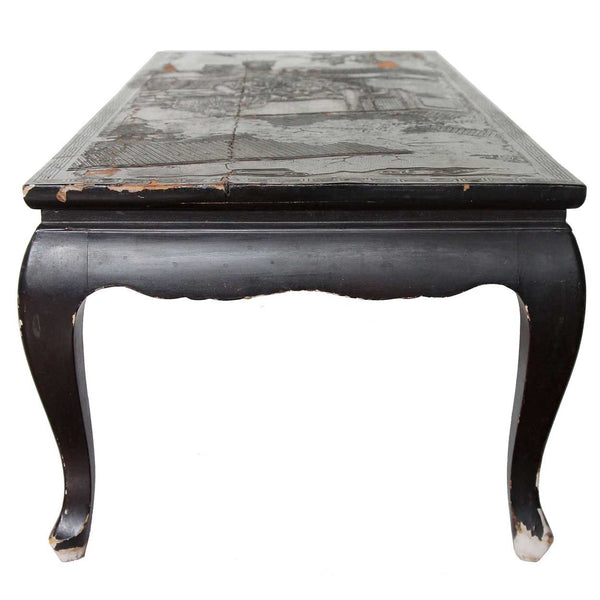 Chinese Lacquered Cocktail Table