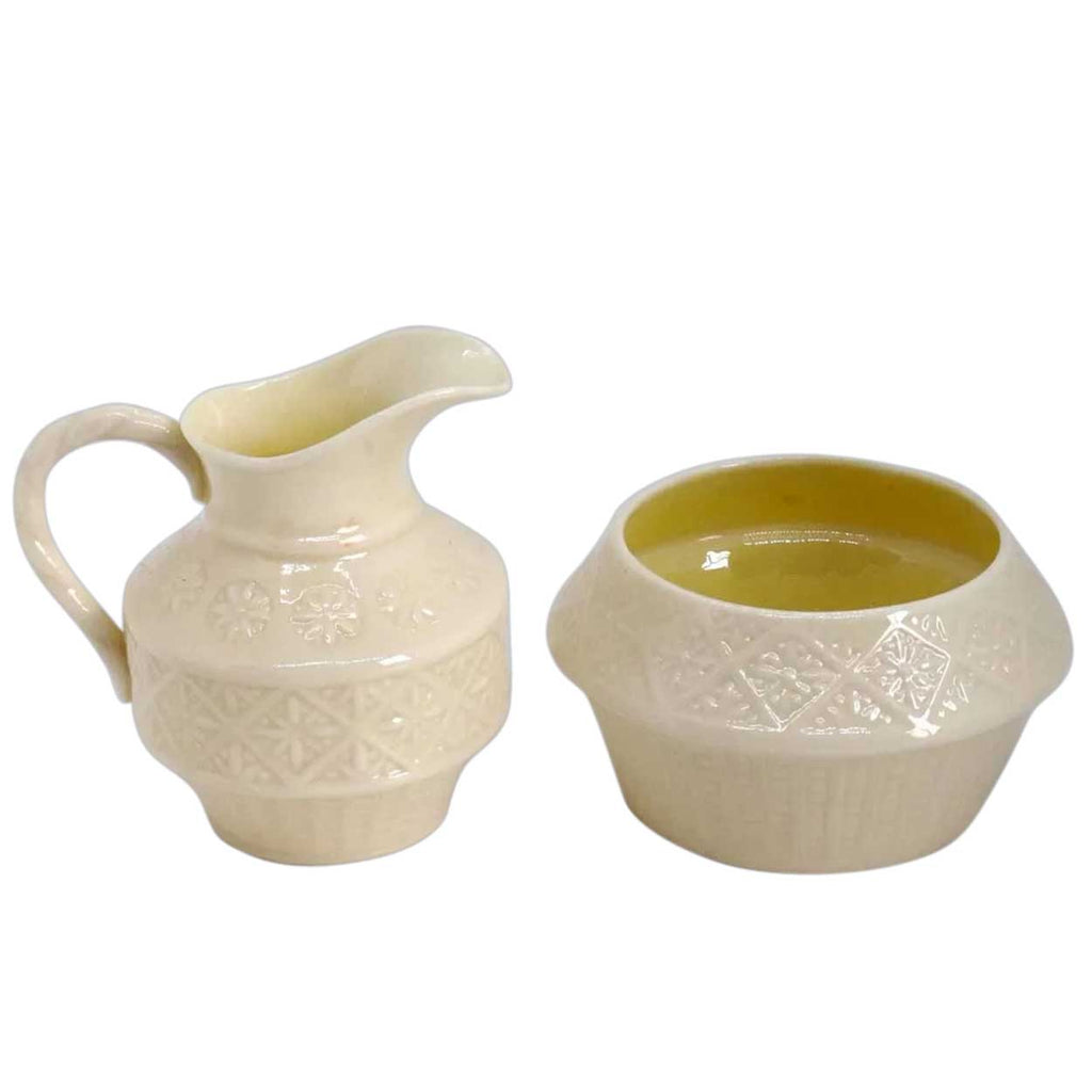 BELLEEK TRINITY KNOT CREAM JUG - Irish Crossroads