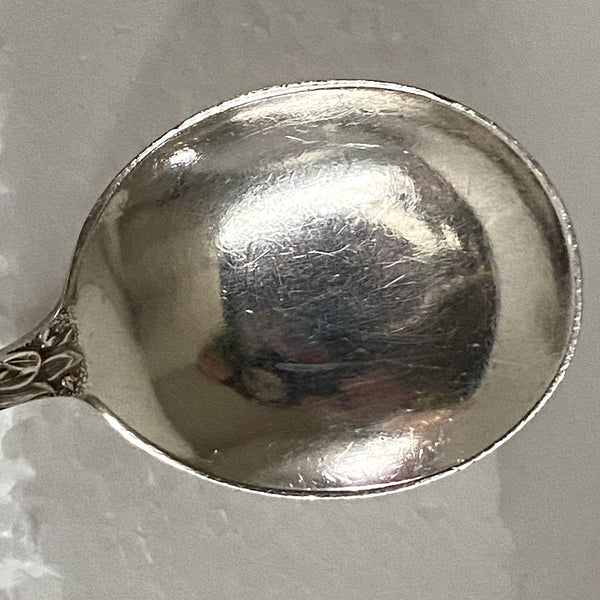 American S. Kirk & Son Sterling Silver Repousse Baby Spoon