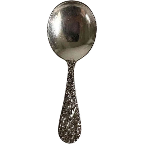 American S. Kirk & Son Sterling Silver Repousse Baby Spoon