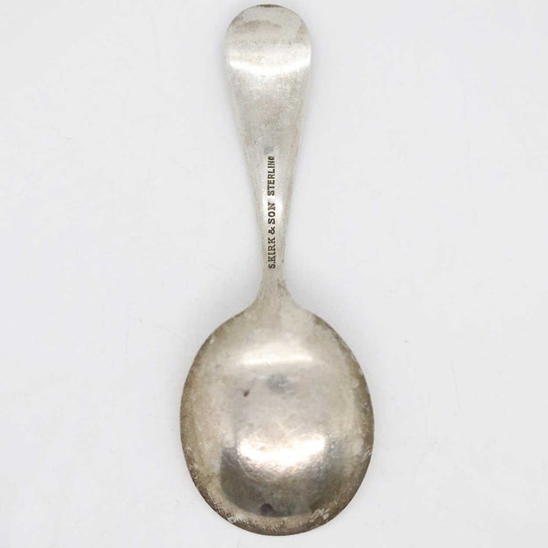 American S. Kirk & Son Sterling Silver Repousse Baby Spoon