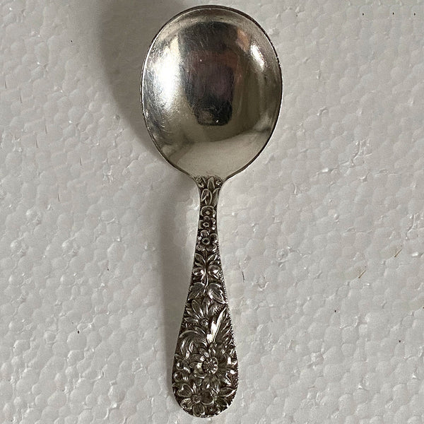 American S. Kirk & Son Sterling Silver Repousse Baby Spoon