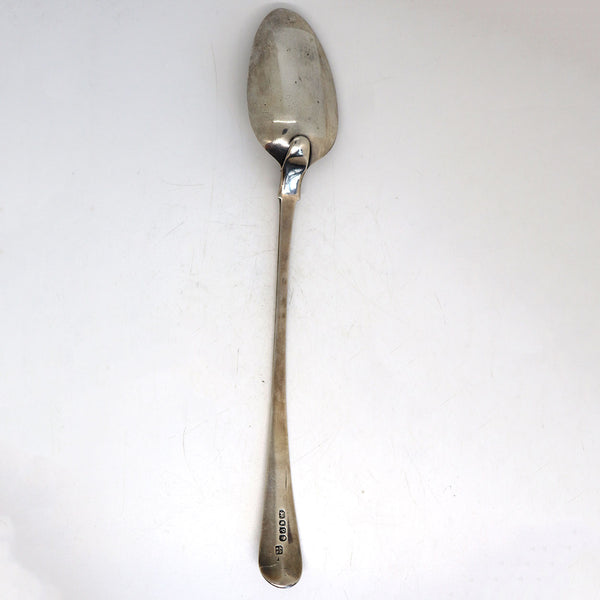 English Georgian Geo. Smith III and Wm. Fearn Sterling Silver Stuffing Spoon