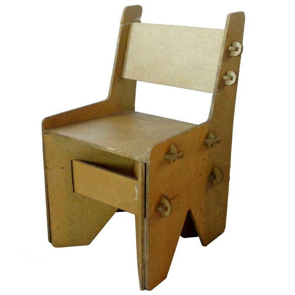 Rare Austrian CARL WITZMANN Paperboard Side Chair Model