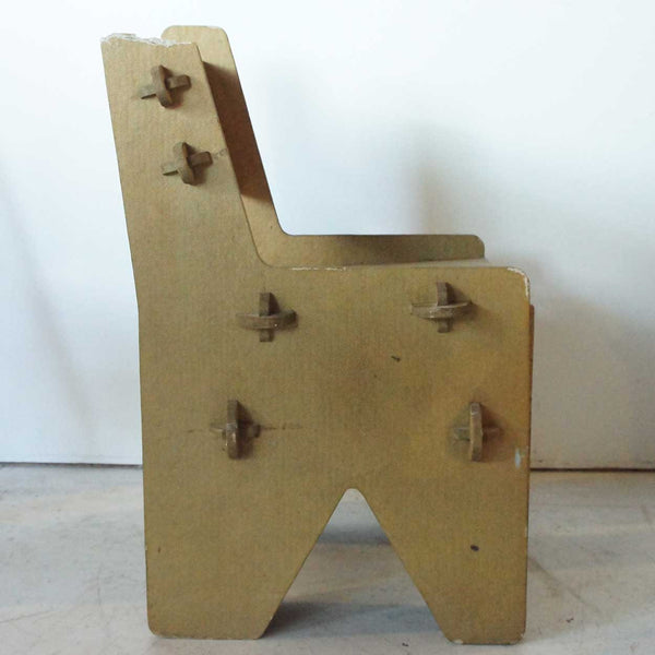 Rare Austrian CARL WITZMANN Paperboard Side Chair Model