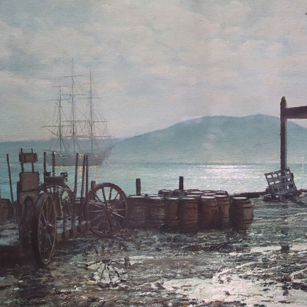 JOHN STOBART Lithograph on Paper, San Francisco: Vallejo Street Wharf in 1863, 747/750