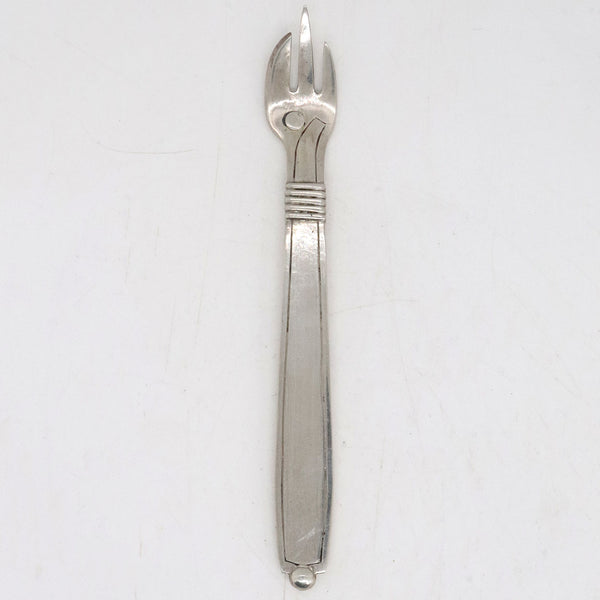 Vintage Mexican William Spratling Taxco Sterling Silver Cocktail Fork