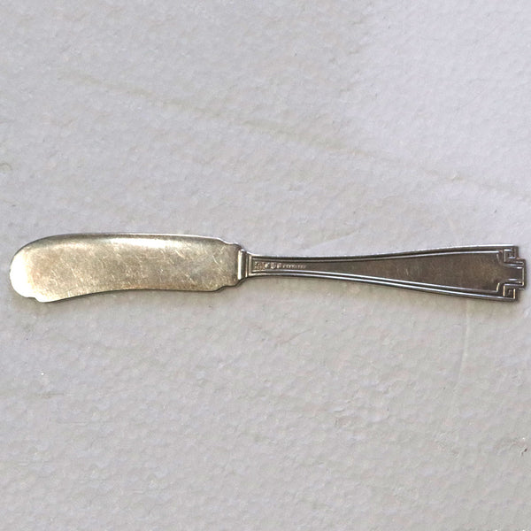 Set 12 American Gorham Sterling Silver Etruscan Pattern Butter Knives