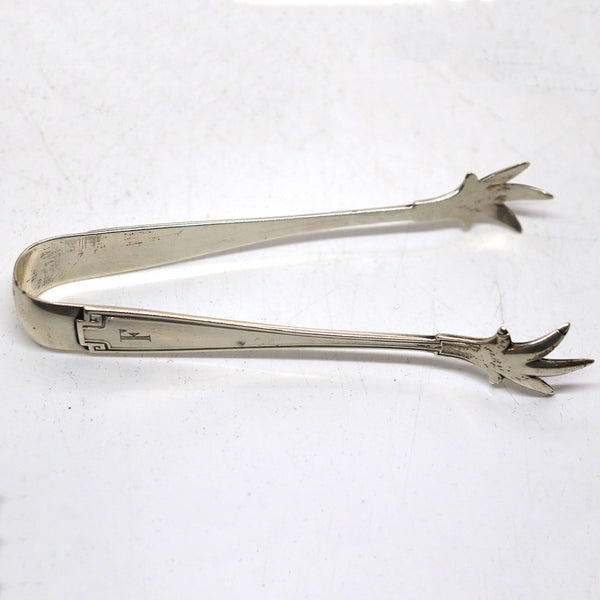 American Gorham Sterling Silver Etruscan Pattern Sugar Tongs