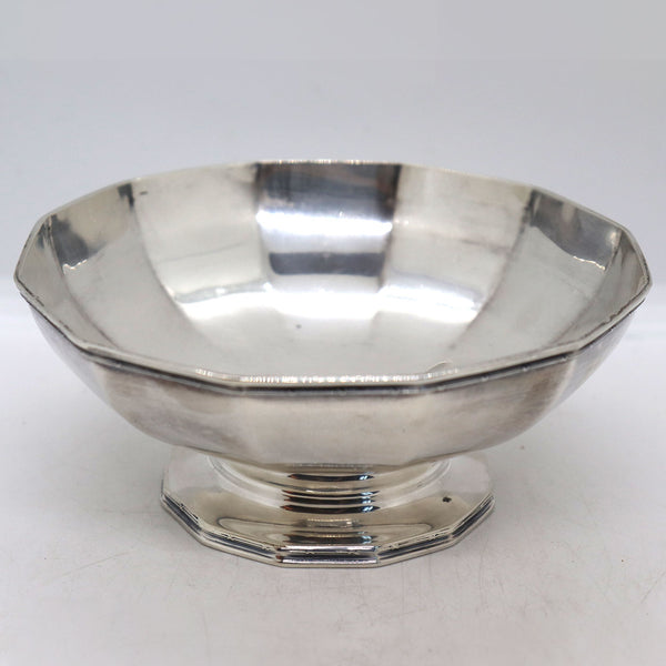 Small American Frank W. Smith Sterling Silver Footed Serving Bowl