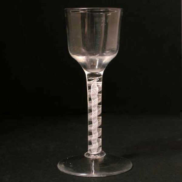Early Double-Series Cotton Twist Stem Wine Glass