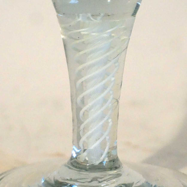 Early Double-Series Cotton Opaque Twist Stem Glass