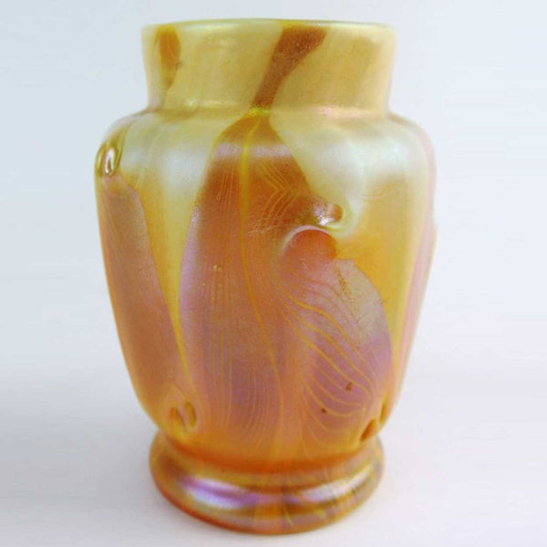 Rare American Tiffany Studios Art Nouveau Favrile Glass Cabinet Vase