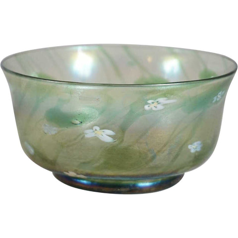 American Tiffany Studios Millefiori Favrile Glass Finger Bowl