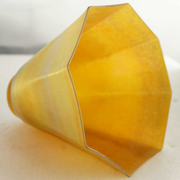 Large American Tiffany Studios Glass Iridescent Gold Lamp Shade