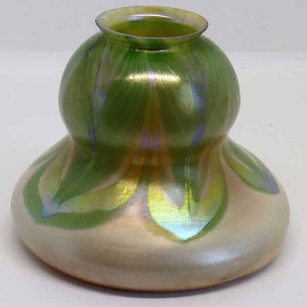 American Tiffany Studios Favrile Glass Flying Saucer Lamp Shade