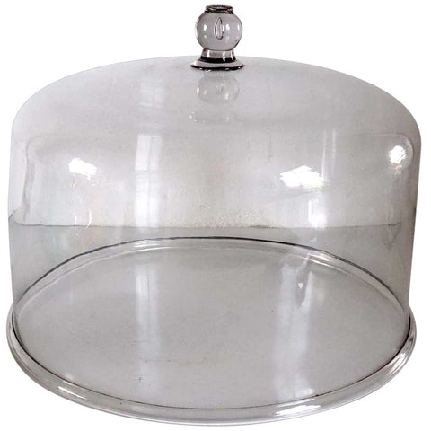 Very Large American New England Sandwich Glass Cake Dome Cover