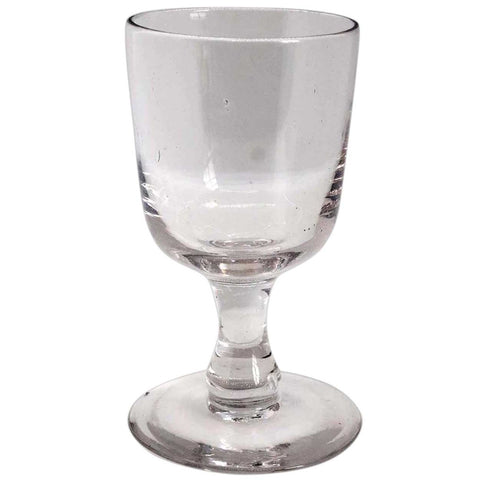 English Georgian Glass Wine Goblet