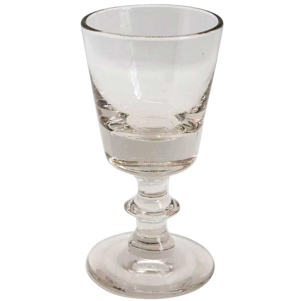 English Georgian Capstan Stem Drinking Glass