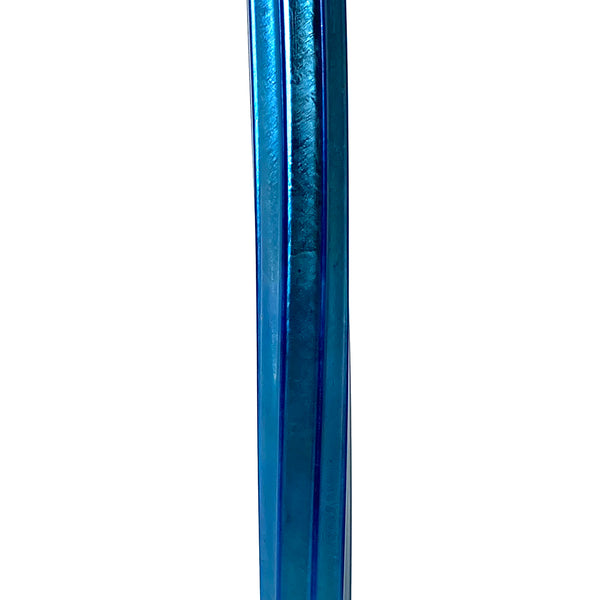 Reproduction Tiffany Studios Blue Glass and Patinated Bronze Stick Vase