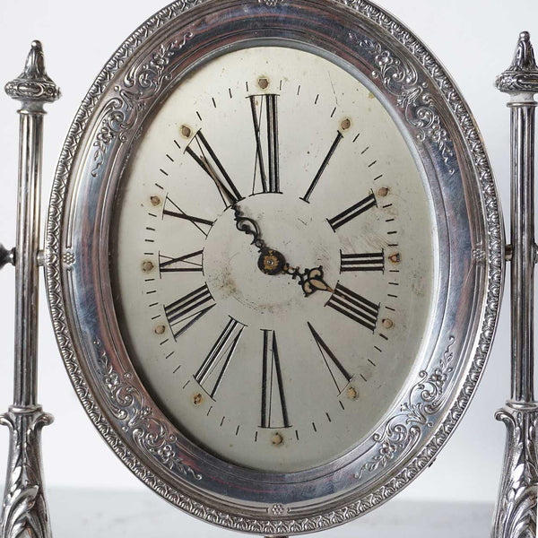 American Reed and Barton Sterling Silver Waltham Movement Desk Clock