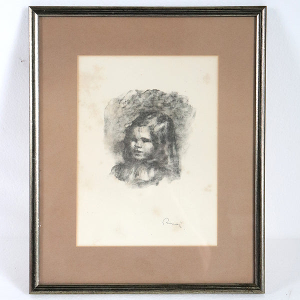 PIERRE-AUGUSTE RENOIR Lithograph on Paper, Claude Renoir, Tourne a Gauche