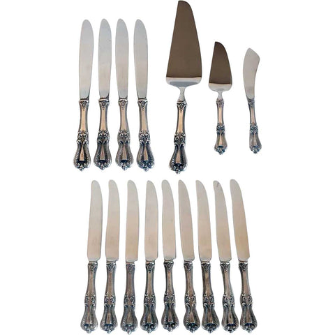 American Towle Sterling Silver and Stainless Steel Old Colonial Flatware (16-pieces)