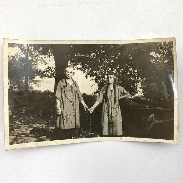 Rare American Photograph Ephemera Shadowbox and Camp Fire Girls Uniform