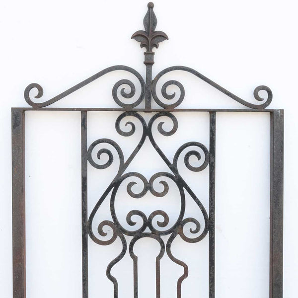 American Victorian Wrought Iron Architectural Panel