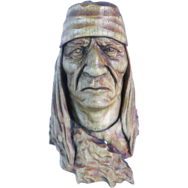 Vintage Signed Native American Hopi Carved Wood Novelty Figural Bottle Stopper