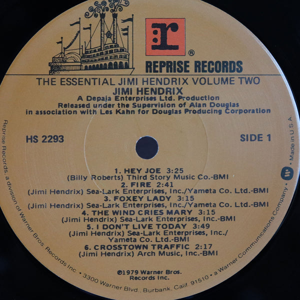 Vintage JIMI HENDRIX Vinyl Record Album, The Essential Jimi Hendrix Volume Two