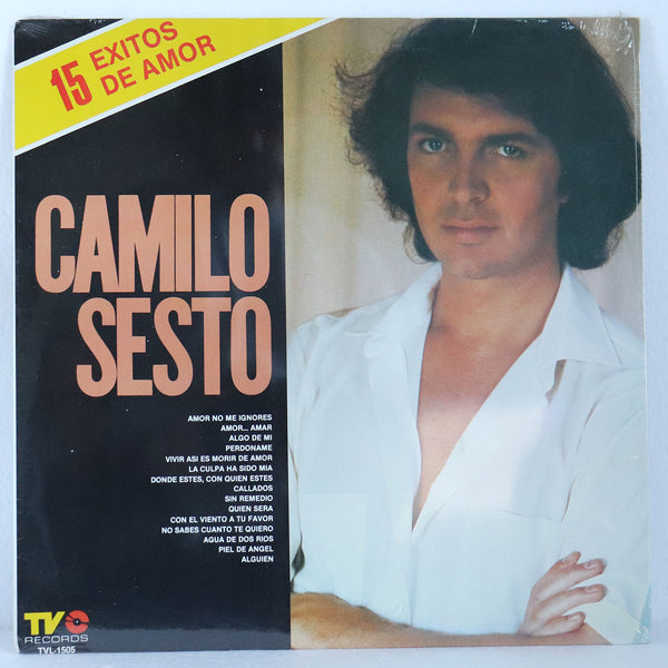 Vintage CAMILO SESTO Vinyl Record Album, 15 Exitos de Amor