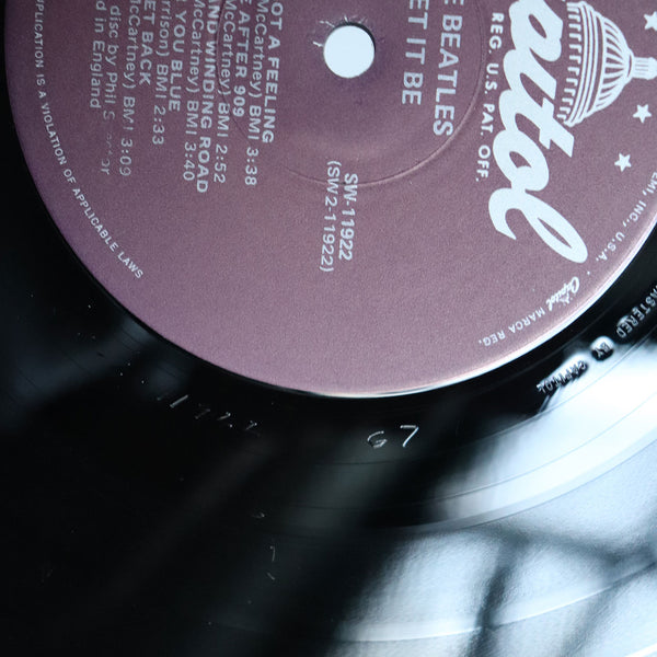 Vintage THE BEATLES Vinyl Record Album, Let it Be